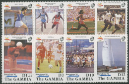 Gambia 1990 Olympische Sommerspiele'92 Barcelona 1070/77 Postfrisch - Gambie (1965-...)