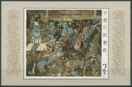 China 1987 Wandmalerei Aus Den Mogao-Grotten Block 40 Postfrisch (C8206) - Blocchi & Foglietti