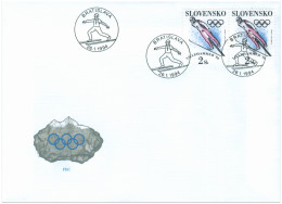 FDC 26 Slovakia Olympic Games Lillehammer 1994 - Inverno1994: Lillehammer