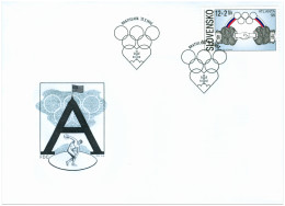 FDC 92 Slovakia OG Atlanta 1996 - Zomer 1996: Atlanta