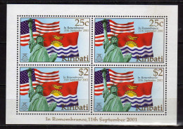 Kiribati - 2002 In Remembrance - Victims Of Terrorist Attacks On The United States Of America, 11 September 2001. MNH** - Kiribati (1979-...)