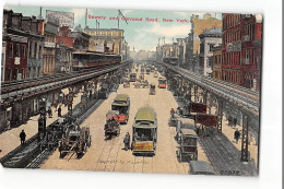 16288 BOWERY AND ELEVATED ROAD NEW YORK - Tarjetas Panorámicas
