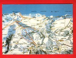 ZXQ-29  Panorama Weisse Arena Von Flims Laax Und Falera. Gelaufen Laax 1983  Photoglob 6888 - Laax