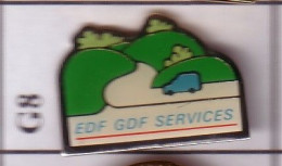 GA08 Pin's Campagne EDF GDF SERVICES Achat Immédiat - EDF GDF