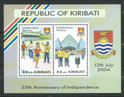 Kiribati - 2004 The 25th Anniversary Of Independence.S/S.Coat Of Arms. MNH** - Kiribati (1979-...)