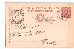 16294 BOLOGNA X FAENZA - Stamped Stationery