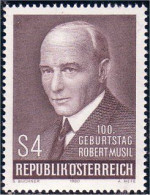 154 Austria 1980 Poète Robert Musil Poet MNH ** Neuf SC (AUT-156) - Writers