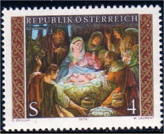 154 Austria 1979 Christmas Noel Nativity Nativité Natividad MNH ** Neuf SC (AUT-148) - Natale