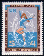 154 Austria 1979 Figure Skater Patinage Artistique MNH ** Neuf SC (AUT-139) - Patinage Artistique