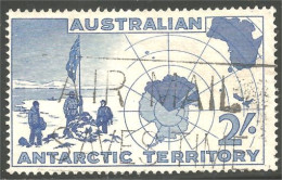 152 AAT Australian Antarctic Carte Map Drapeau Flag (AAT-49) - Géographie