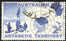 152 AAT Australian Antarctic Carte Map Drapeau Flag (AAT-7) - Géographie