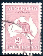 151 Australia Kangaroo 2sh Red Brown 1929 Perf 11.5 Multiple A (AUS-317) - Gebruikt