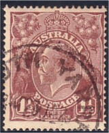 151 Australia George V 1p 1/2 (AUS-298) - Usati