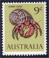151 Australia 9c Hermit Crab MNH ** Neuf SC (AUS-108c) - Muscheln