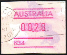 151 Australia Koala 28c ATM Frama Label Vignette (AUS-61) - Bären