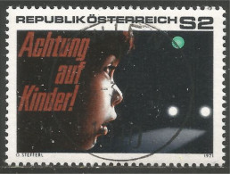 154 Austria 1971 Traffic Safety Sécurité Routière Child Enfant (AUT-566) - Unfälle Und Verkehrssicherheit