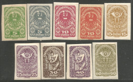 154 Austria 1920 Post Horn Cor Postal MNH(6)-MH(3) **/* Neuf SC/CH (AUT-500) - Ungebraucht