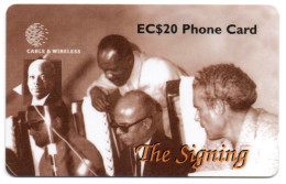 St. Lucia - The Signing - 254CSLB (italicized To The Right) - Sainte Lucie