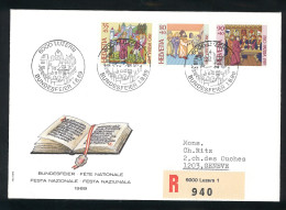 Bundesfeier 1989 - Fête Nationale - 01 08 1989 - 6000 Luzern - Bundesfeier 002/44 - Storia Postale