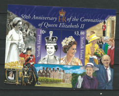 Norfolk Island - 2003 The 50th Anniversary Of The Coronation Of Queen Elizabeth II. MNH** - Ile Norfolk