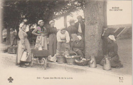 Cpa Scène Du Centre Types De Bords De La Loire - Centre-Val De Loire