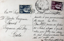 1927 Angola Ceres Sobre Cartão Postal Para A Figueira Da Foz - Angola