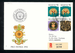 Bundesfeier - Pro Patria 1992 - 01 08 1992 - 6441 Rütli - Bundesfeier 001/49 - Storia Postale