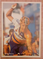 Autographe Original Beat Zberg Rabobank 2002 - Cycling