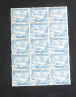 TUNISIE - 1922 - N°YT. 78 - Ruines 50c Bleu - Bloc De 15 - Neuf Luxe** / MNH / Postfrisch - Neufs