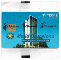 Spain - Telefónica - Hotel Melia Barcelona - P-169 - 12.1995, 1.000PTA, 5.000ex, NSB - Emissioni Private