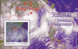 Hong Kong 2014 Weather S/S MNH - Stamp Shows Lenticular Movement - 3-D Pictures Move - Unusual - Klima & Meteorologie