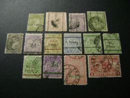 Transvaal (ZAR) Simplified Collection Of 1882-1895 Surcharges /overprints - Used - Transvaal (1870-1909)