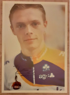 Autographe Original Theo Eltink Rabobank 2002 - Cycling