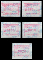 ZYPERN Nr ATM1-0005-ATM1-0020 Postfrisch X92269E - Unused Stamps