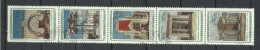 RUSSLAND RUSSIA 1939 = 5 Values From Set Michel 763 - 779 O Ausstellung Expo As 5-stripe - From Ukraine To Belarus - Used Stamps