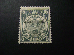 Swaziland - 1890 5/- (SG 8) - Used Definitive Stamp - Swasiland (...-1967)