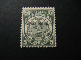 Swaziland - 1890 5/- (SG 8) - Used Definitive Stamp - Swaziland (...-1967)