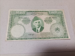 Billete Pakistán, 100 Rupias, Año 1957 - Pakistan