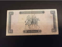 Billete De Libia De 10 Dinars, Año 1972, Serie A - Libye