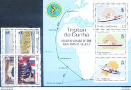 Nave "St. Helena" 1990. - Tristan Da Cunha