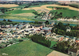 CPSM Pont à Celles-Panorama Aérien-Timbre   L2688 - Pont-à-Celles