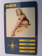 NETHERLANDS  WELFARE /SFOR/MILITAIR CARD /50 GUILDERS /  PIGEON/ UNITED NATIONS / PIN UPS/ 3  BLOND ** 16326 ** - Sonstige & Ohne Zuordnung