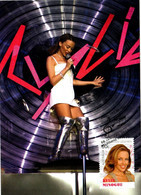 Australia 2013 Australian Legends Of Music,Kylie Minogue,Maximum Card - Cartoline Maximum