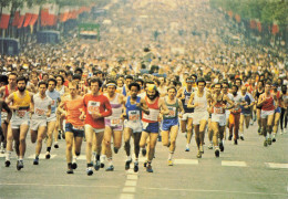 CPSM Marathon De Paris-Timbre   L2688 - Atletismo