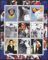 F-EX48004 SOMALIA MNH 2000 GREAT SPORT GOLF WOMAN OF 20th CENTURY.  - Golf