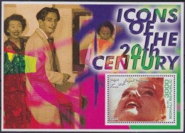 F-EX48702 SOMALIA MNH 2001 ICONS OF 20th CENTURY CINEMA MOVIE MARYLIN MONROE DALI.  - Cinema