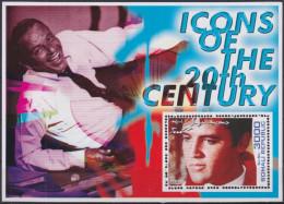 F-EX48706 SOMALIA MNH 2001 ICONS OF 20th CENTURY CINEMA MOVIE ELVIS PRESLEY.  - Cinema