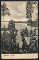 AK Kaikuma Lohjalla, Uferpartie, Blick Durch Das Grüne  - Finland