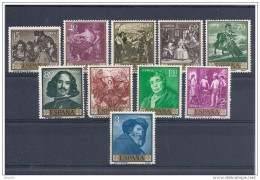 LOTE 2000  ///  (C060)  ESPAÑA  1959   - EDIFIL 1238/47** MNH     DIEGO VELAZQUEZ. - Unused Stamps