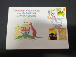 3-3-2024 (2 Y 2) Australia Post 4 Different "Concession" Stamps (city Of Adelaide Postmark SA) - Cartas & Documentos